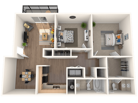 1250 Brockett Rd 2-3 Beds Apartment for Rent - Photo Gallery 14